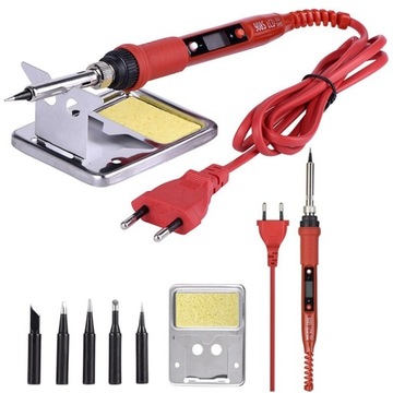 220V 80W LCD regulacja temperatury lutownica z wys