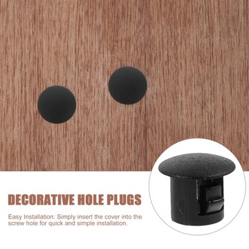 Пластиковые заглушки для отверстий. Маленькая кнопка с крышкой