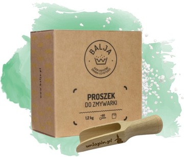 BALJA Ekologiczny proszek do zmywarki 60 myć 1,2kg