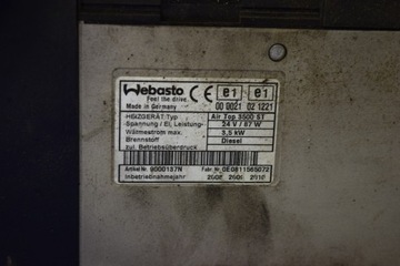 WEBASTO 3500ST MAN TGA TGL TGM ОТОПЛЕНИЕ