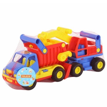 Комплект самосвал + колесный экскаватор