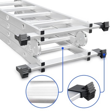 DRABINA ALUMINIOWA PRZEGUBOWA 4x4 VACO 5,65 m VTO-LD-0508-X43A
