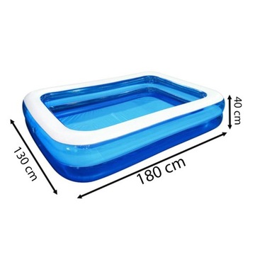 БОЛЬШОЙ СЕМЕЙНЫЙ НАДУВНОЙ БАССЕЙН XXL