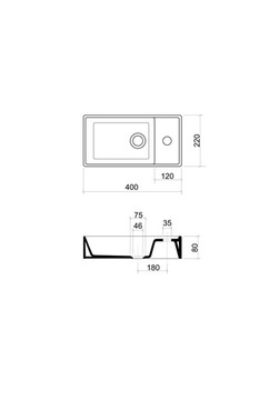 ARUBA CRAFT 826 Шкаф под умывальник, 40 см