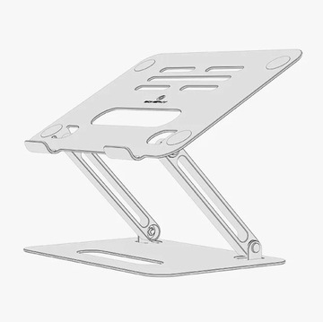 ПОДСТАВКА ДЛЯ НОУТБУКА 17 ДЮЙМОВ, СКЛАДНАЯ, РЕГУЛИРУЕМАЯ, АЛЮМИНИЕВАЯ ПОДСТАВКА