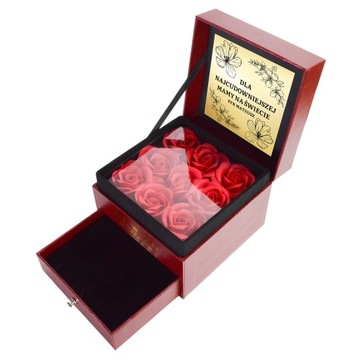 Браслет для мамы Серебряный кулон Вечная роза Подарок на День матери