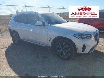 BMW X3 G01 2022 BMW X3 sdrive30i, 2022r., 2.0L 2.0 Benzyna 248KM