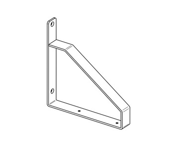 2 x СТАЛЬНАЯ ПОДДЕРЖКА ПОЛКИ, ЧЕРНАЯ - РУЧКА ДЛЯ ПОДДЕРЖКИ ПОЛКИ + ВИНТЫ