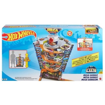 TOR SAMOCHODOWY ZAKRĘCONY MEGA GARAŻ HOT WHEELS
