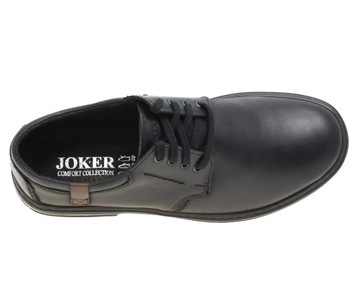 КОЖАНЫЕ ТУФЛИ JOKER МУЖСКИЕ 415 ЧЕРНЫЕ 42