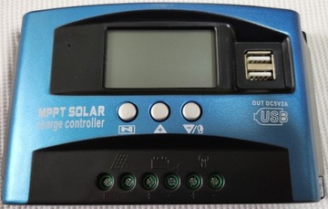 Регулятор заряда батареи солнечного контроллера 60A 12V 24V MPPT