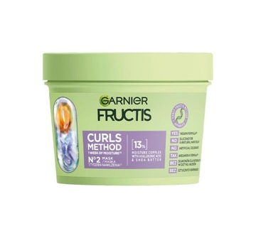 GARNIER FRUCTIS CURLS METHOD MASKA DO WŁOSÓW KRĘCONYCH I FALOWANYCH 370ML