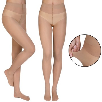 RAJSTOPY DAMSKIE MODELUJĄCE CIELISTE 40D