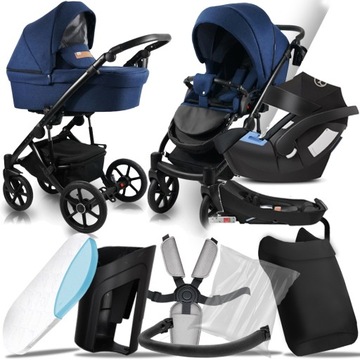 WÓZEK 4W1 BEXA LINE 2.0 L07 I CYBEX ATON + BAZA