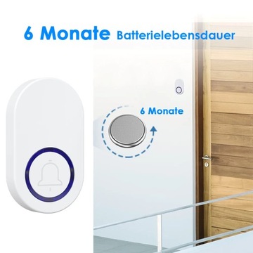 БЕСПРОВОДНОЙ Водонепроницаемый ДВЕРНОЙ ЗВОНОК ДЛЯ ОТ ВОРОТ ДО ДВЕРИ 350M IP44