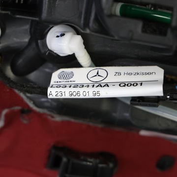 MERCEDES SL R231 AMG PODPORA SEDADLA PŘEDNÍHO OHŘÍVAČ KŮŽE