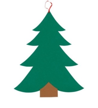 Рождественская елка из фетра с украшениями на липучке Подвеска из фетра для детей 80см своими руками