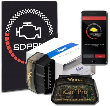 iCAR PRO BT3.0 OBD2 ELM327 ДИАГНОСТИЧЕСКИЙ ИНТЕРФЕЙС SDPROG ПОЛЬСКАЯ ПРОГРАММА