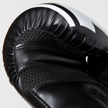 Боксерские перчатки StormCloud Bolt 2.0, черные/белые, 14 унций