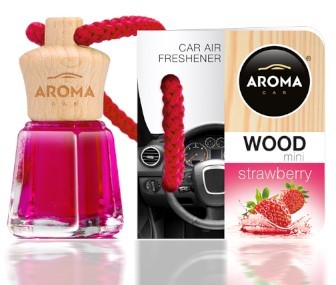 Ароматическая деревянная бутылка, элегантный автомобильный ароматизатор
