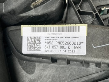 DESKA ROZDĚLOVAČE 8W1857001K GWH AUDI A4 A5 B9 8W SOUL / FELSGRAU