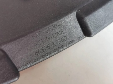 Ślizg zderzaka przedniego HYUNDAI I-10 III N-line prawy i lewy 838.
