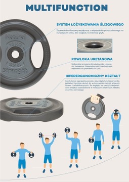 OBCIĄŻENIE HEKTOR NATURAL STRENGTH 1.25 KG W-wa