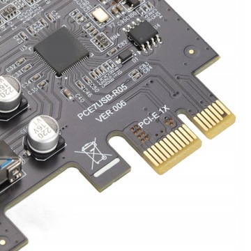 Адаптер 7 портов PCIE USB 3.2 GEN1 адаптер для карты
