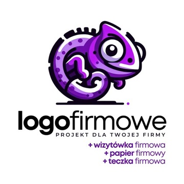 PROJEKT LOGO LOGOTYP FIRMOWE WIZYTÓWKA + PIECZĄTKA + TECZKA FIRMOWA WEKTOR