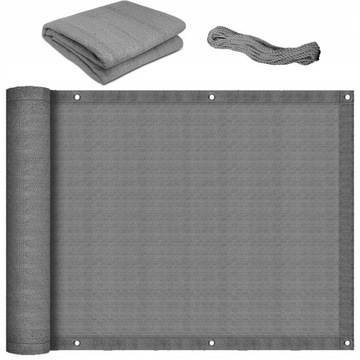 БАЛКОННОЕ ПОКРЫТИЕ 500x150 ДЛЯ БАЛКОНА-ТЕРРАСЫ, PE MAT, серый