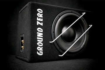 GROUND ZERO GZUB 25SQ PROFI, FAST SUB, 400 Вт RMS
