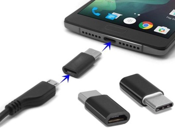АДАПТЕР АДАПТЕР-ПЕРЕХОДНИК ГРУППЫ MICRO USB на USB-C 3.1 TYPE C TYPE-C
