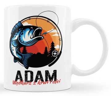 Кружка рыболова. Ваше имя. Рыбак из плоти и крови.