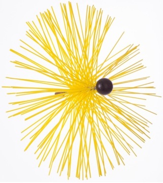 НАБОР HANSA ДЛЯ ЧИСТКИ ДНЯ ДЫМОХОДА КИСЛОТНЫХ ТРУБ, ЩЕТКА ПВХ, 4 м