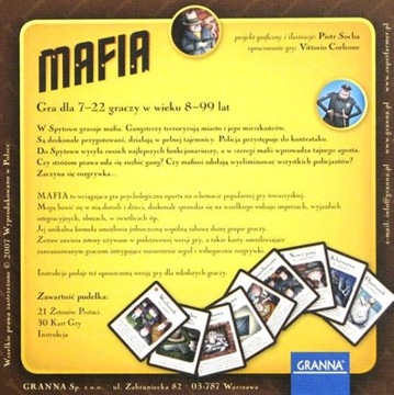 Gra planszowa Granna Mafia