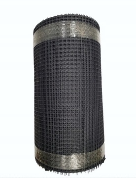 SIATKA OGRODZENIOWA PCV PLASTIKOWA 0,6x50m CZARNA