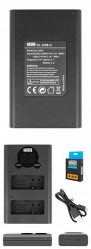 ЗАРЯДНОЕ УСТРОЙСТВО ДЛЯ ЖКД + 2 АККУМУЛЯТОРА ДЛЯ CANON EOS REBEL T3i