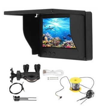4,3-ДЮЙМОВАЯ КАМЕРА ДЛЯ ПОДВОДНОЙ РЫБАЛКИ С ЖК-дисплеем IP67, 5000 мАч, CVBS 1000CD