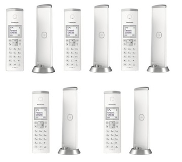 PANASONIC KX TGK 210 TELEFON DECT 5 SŁUCHAWEK
