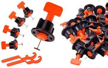 Зажимы/зажимы для выравнивания плитки KZN выравниватель плитки 51 шт.