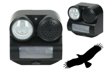 DŹWIĘKOWY ODSTRASZACZ GOŁĘBI PTAKÓW BIRDCHASER 2