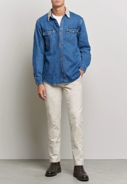 Levis Levi's Relaxed Fit Western Shirt Blue Stone Wash koszula jeansowa r.M