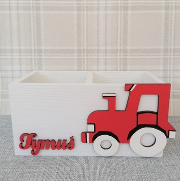 БОЛЬШАЯ подставка для мелков, 100% ДЕРЕВО, FREE NAME