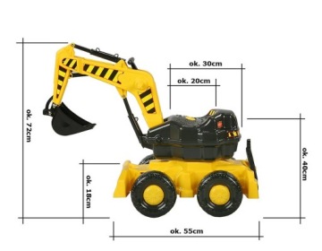 КОВШ БОЛЬШОГО ПОДВИЖНОГО ЭКСКАВАТОРА JEZDZIK 50 кг, польский