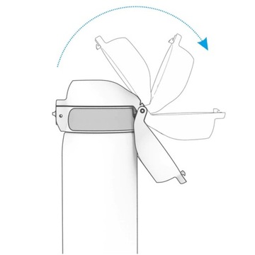 ION8 Niebieska butelka termiczna na wodę 500 ml