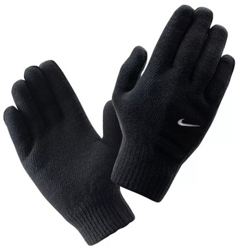 NIKE RĘKAWICZKI ZIMOWE Ciepłe Dziane Uniwersalne Unisex Klasyczne L/XL