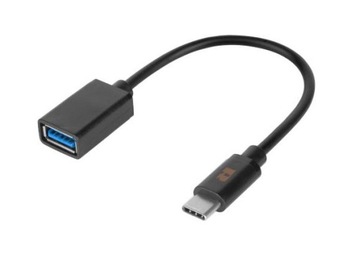 Kabel OTG adapter USB wtyk TYP-C - USB gniazdo 3.0