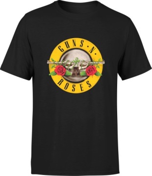 MĘSKI T-SHIRT KOSZULKA GUNS N ROSES N' ROZMIAR M MĘSKA TSHIRT Z NADRUKIEM