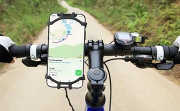 ПРОЧНЫЙ РЕЗИНОВЫЙ ДЕРЖАТЕЛЬ ДЛЯ СМАРТФОНА, ВРАЩАЮЩИЙСЯ НА 360° ДВИГАТЕЛЬ