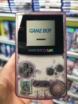 КОНСОЛЬ GAME BOY COLOR ATOMIC PURPLE В ОЧЕНЬ ХОРОШЕМ СОСТОЯНИИ
